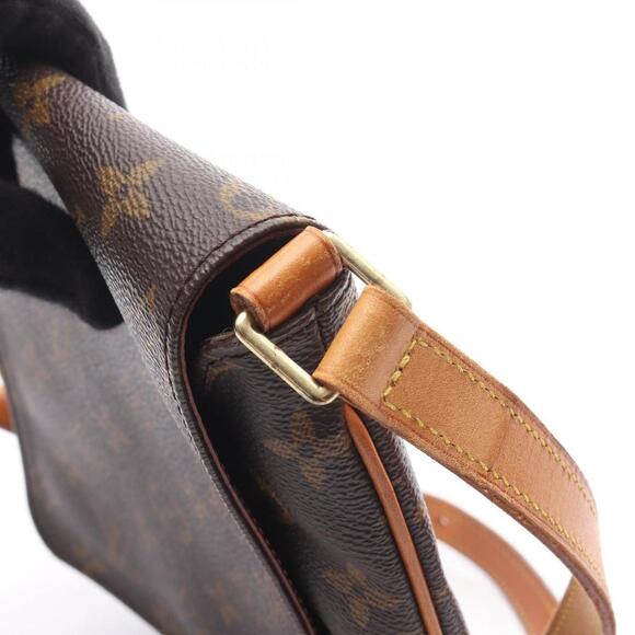 LOUIS VUITTON Brown Monogram Leather Shoulder Bag - Picture 10 of 15